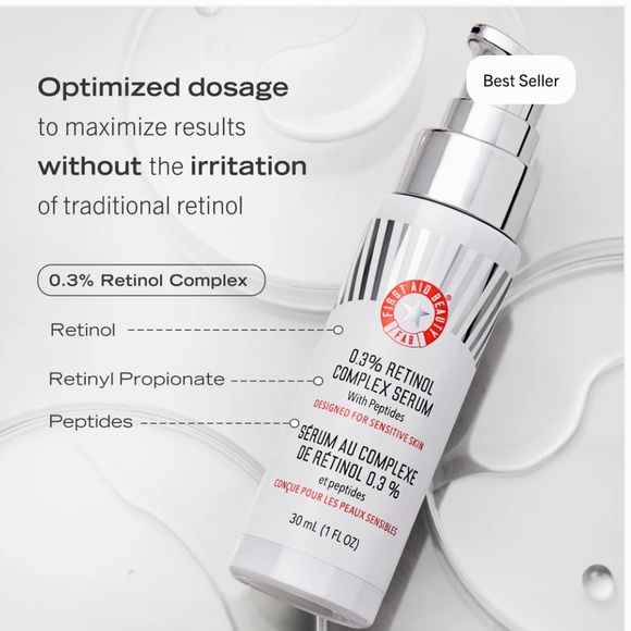 🆕 First Aid Beauty Retinol Peptide Complex Serum 1 OZ - Picture 3 of 7